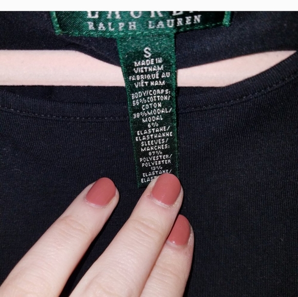 Lauren by Ralph Lauren Color Block Drop Waist Dress NWT - Picture 4 of 6